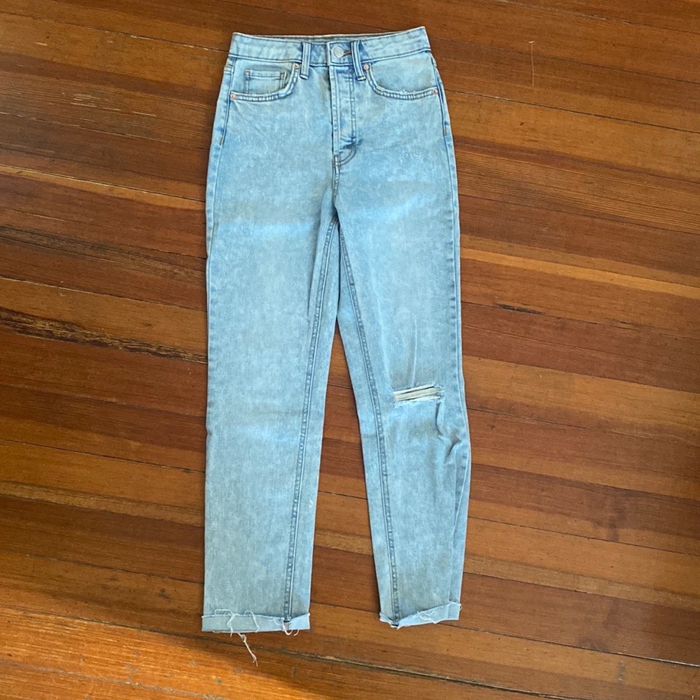 Wild Fable Crop Distressed Denim, size 00